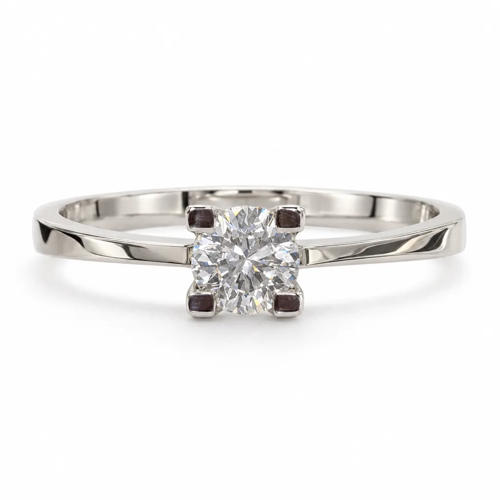 0,72 ct F SI Pırlantalı Yüzük