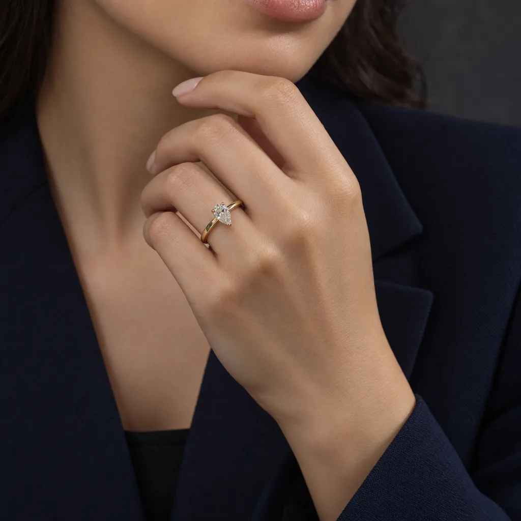 14 Ayar 1,02 ct Pırlanta Yüzük