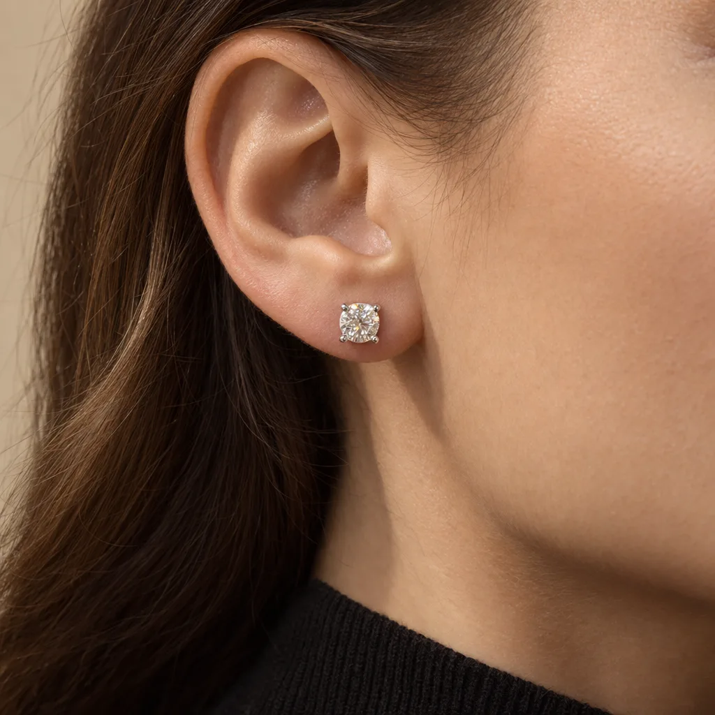 14 Ayar 2,08 ct Pırlantalı Küpe