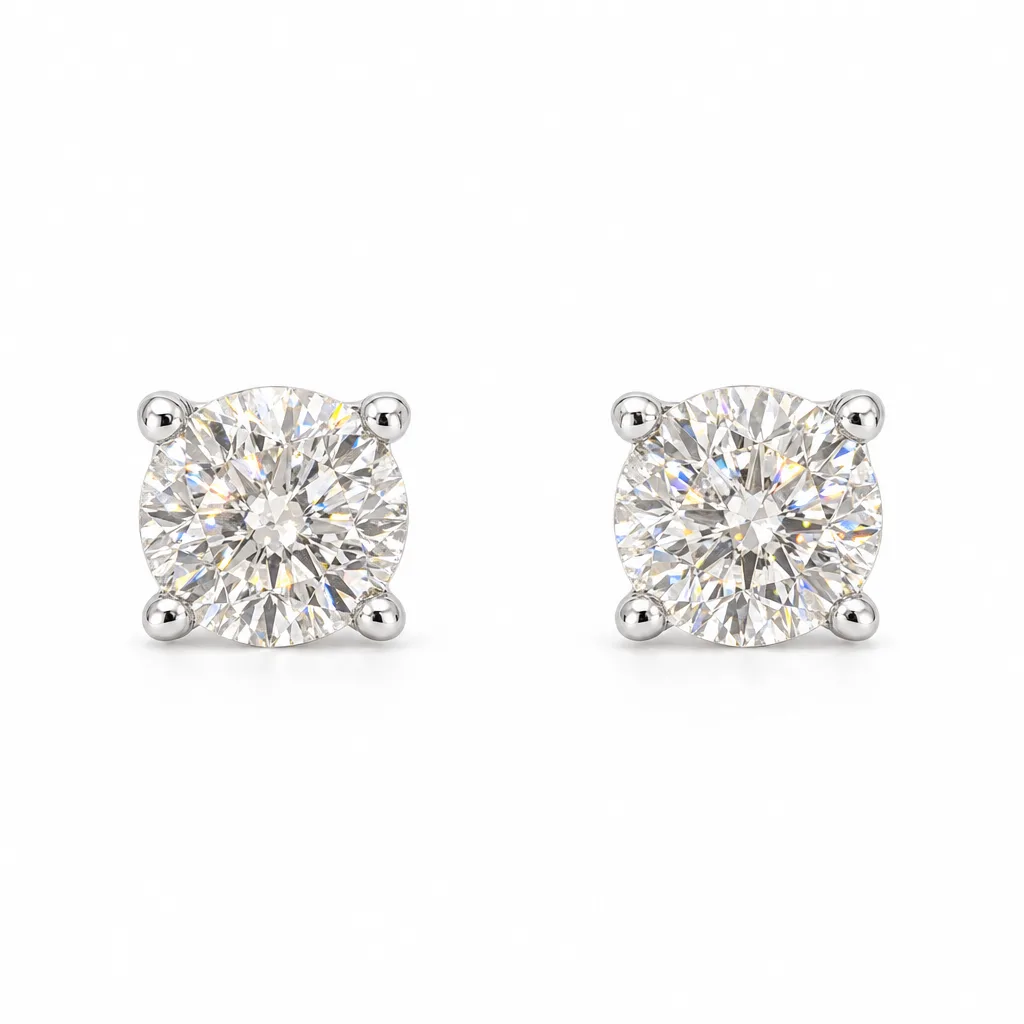 14 Ayar 2,08 ct Pırlantalı Küpe