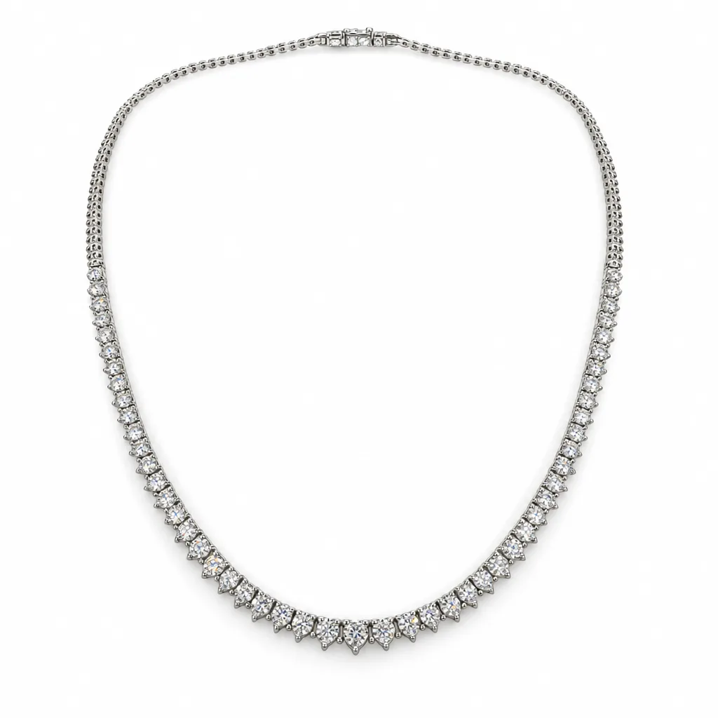 14 Ayar 9,48 ct Pırlanta Kolye