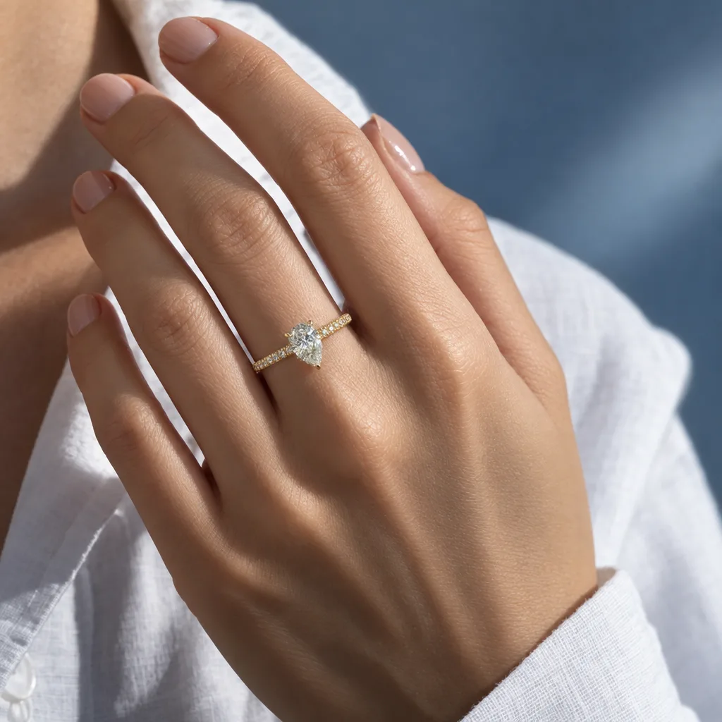 14 Ayar 0,52 ct Pırlanta Yüzük